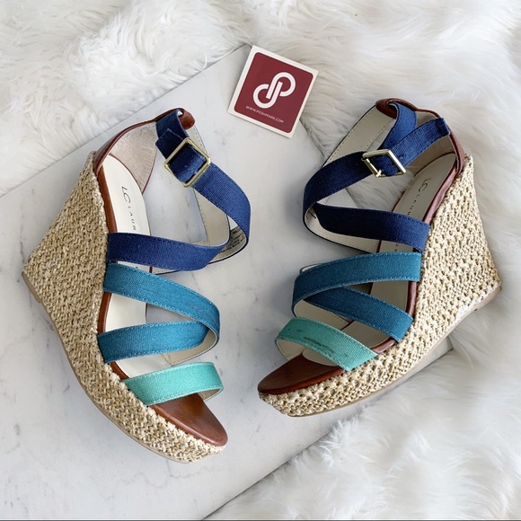 LC Lauren Conrad Shoes - Lauren Conrad • Strappy Wedges